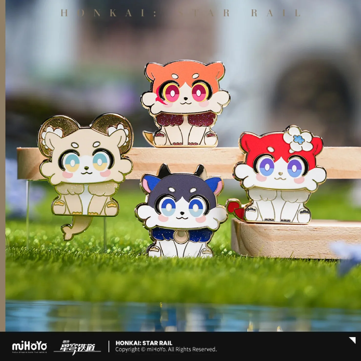 [OFFICIAL] Honkai Star Rail Awooo Series Chimera Metal Badge - Image 2