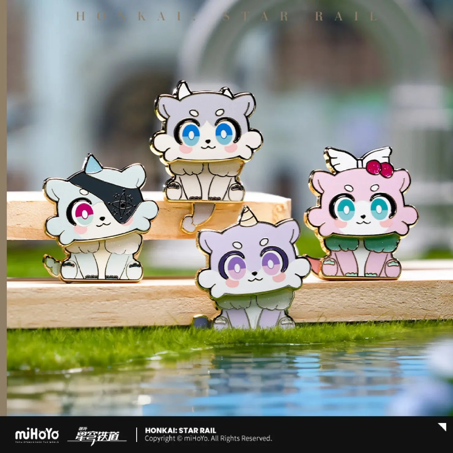 [OFFICIAL] Honkai Star Rail Awooo Series Chimera Metal Badge - Image 3