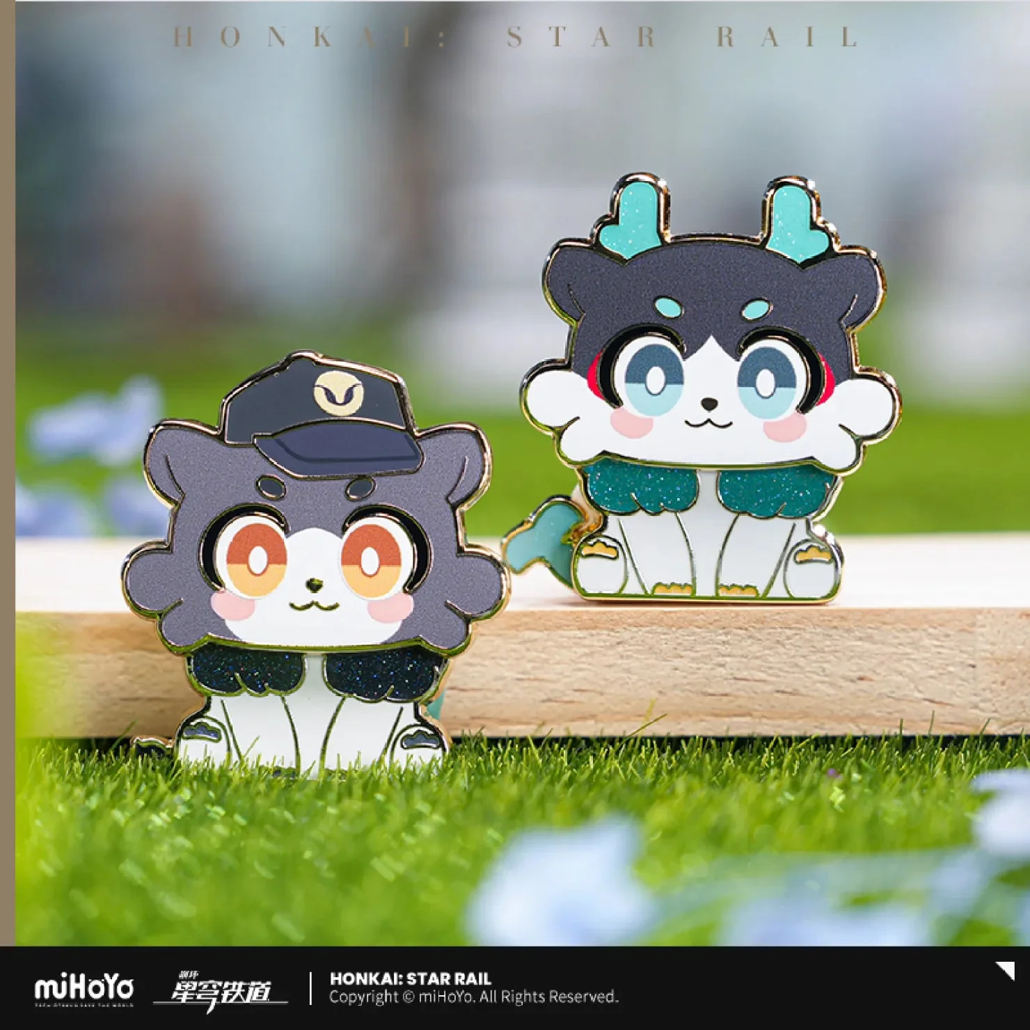 [OFFICIAL] Honkai Star Rail Awooo Series Chimera Metal Badge - Image 4