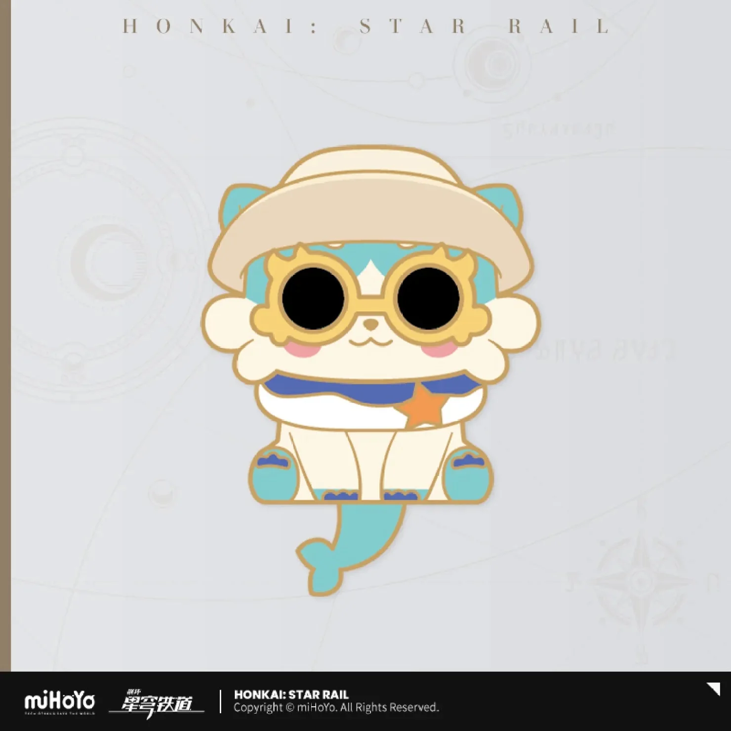 [OFFICIAL] Honkai Star Rail Awooo Series Chimera Metal Badge - Image 6
