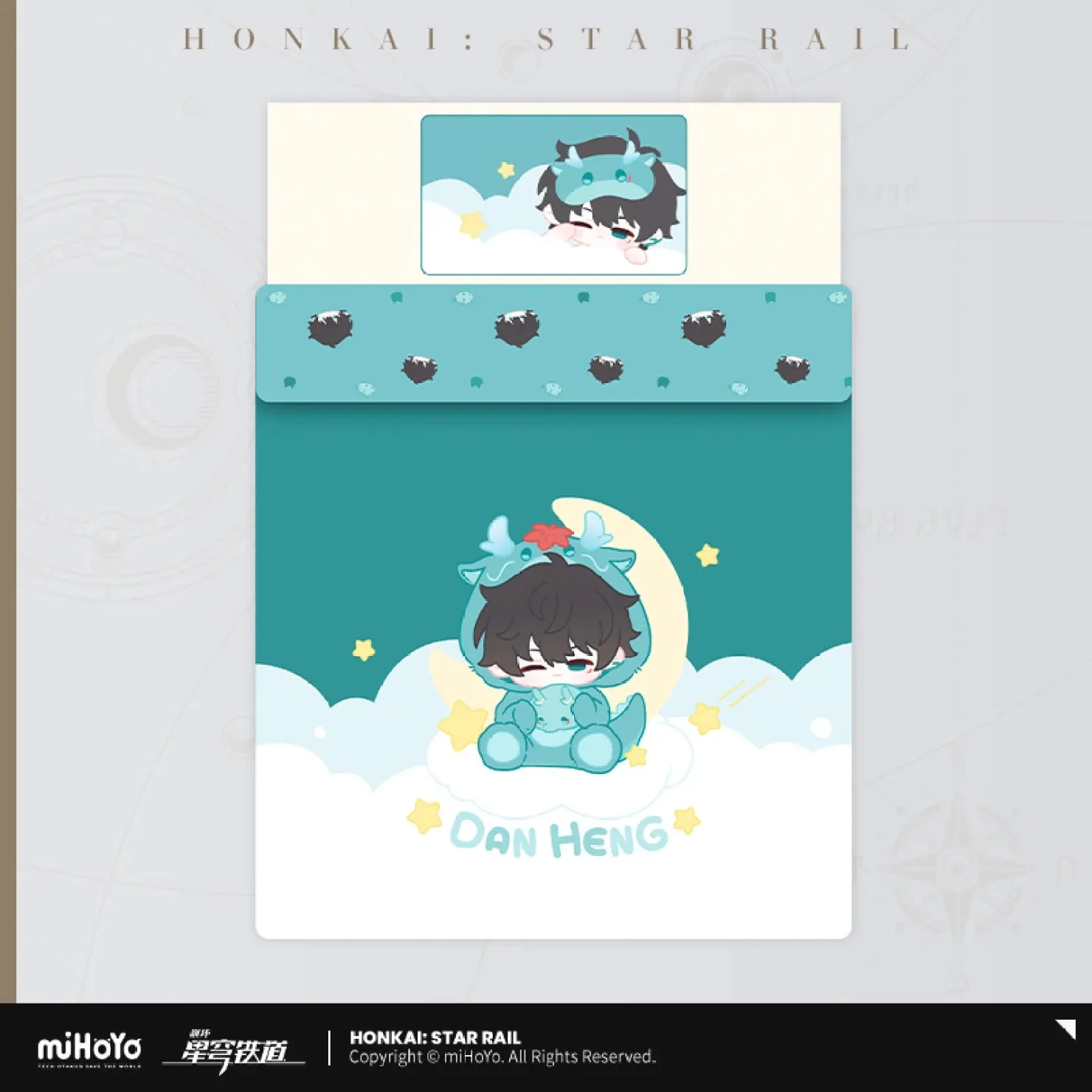 [OFFICIAL] Honkai Star Rail Boys Dormitory Chibi Series Home Bedding Set - Image 6