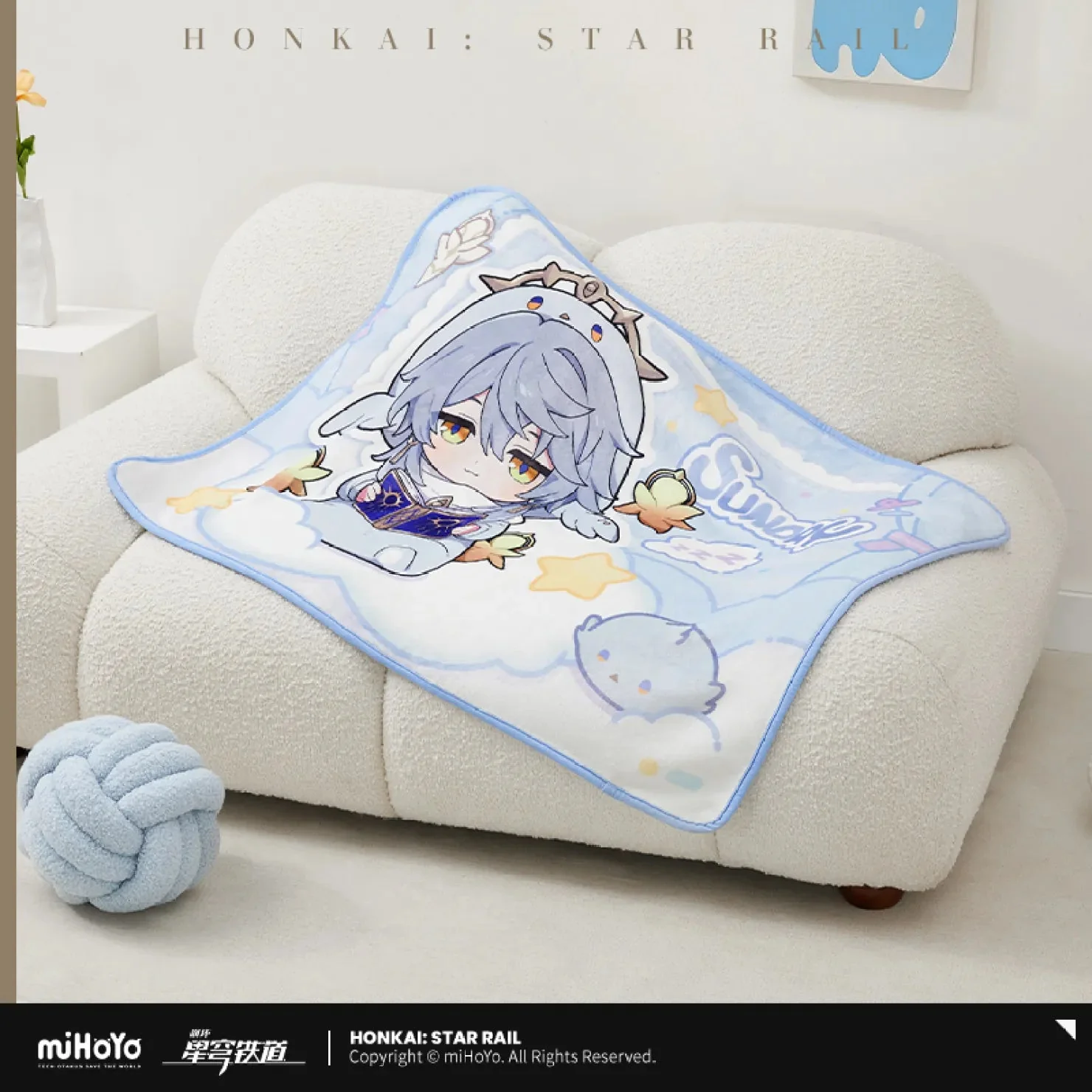 [OFFICIAL] Honkai Star Rail Boys Dormitory Chibi Series Home Plush Blanket - Image 4