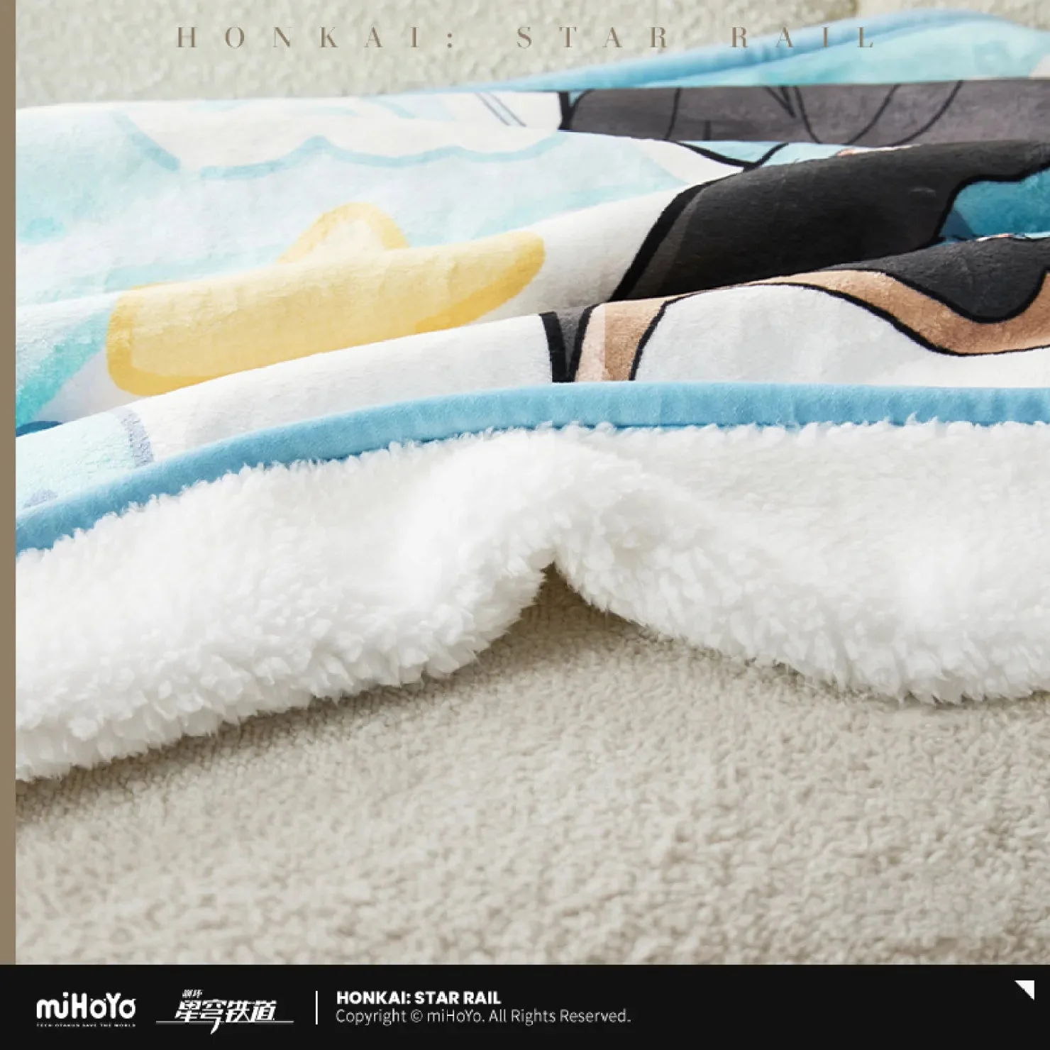 [OFFICIAL] Honkai Star Rail Boys Dormitory Chibi Series Home Plush Blanket - Image 5