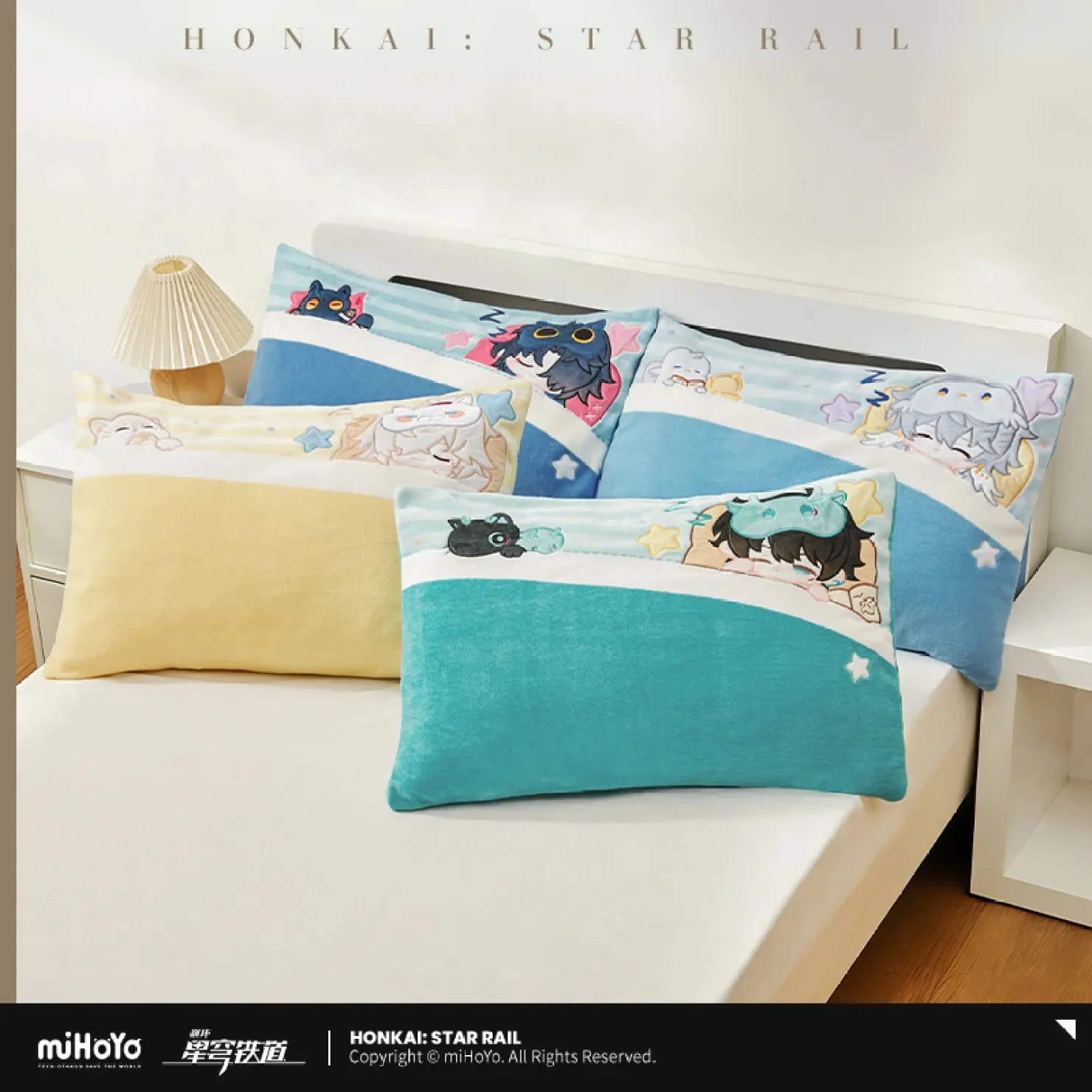 [OFFICIAL] Honkai Star Rail Boys Dormitory Chibi Series Pillow Case - Image 5