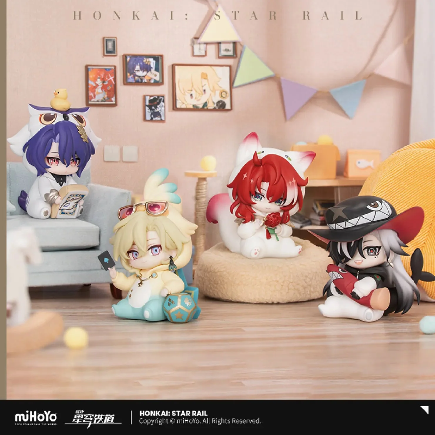 [OFFICIAL] Honkai Star Rail Boys Dormitory Series Chibi Figure Blind Box - Image 2