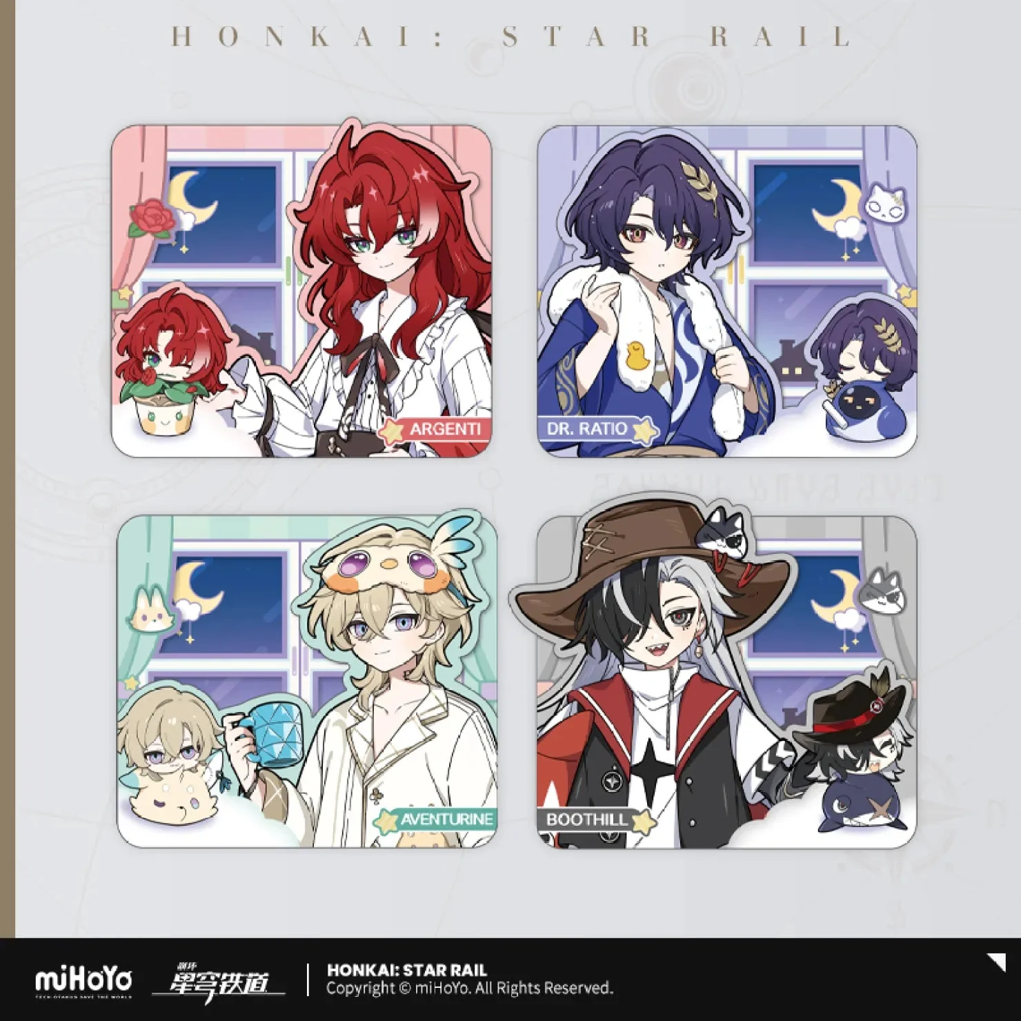 [OFFICIAL] Honkai Star Rail Boys Dormitory Series Collection Card Set - Image 5
