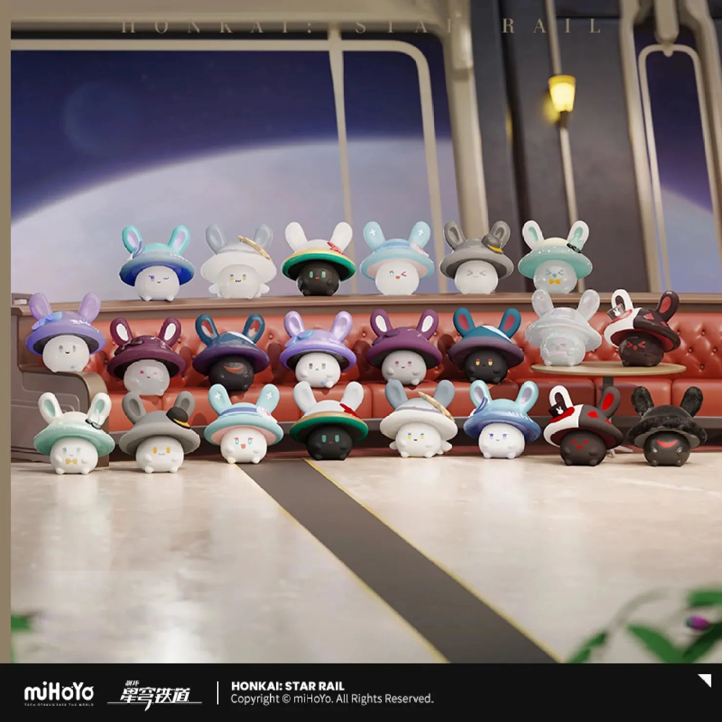 [OFFICIAL] Honkai Star Rail Bunny Mushroom & Mushroom Bunny Series Mini Figure Blind Bag