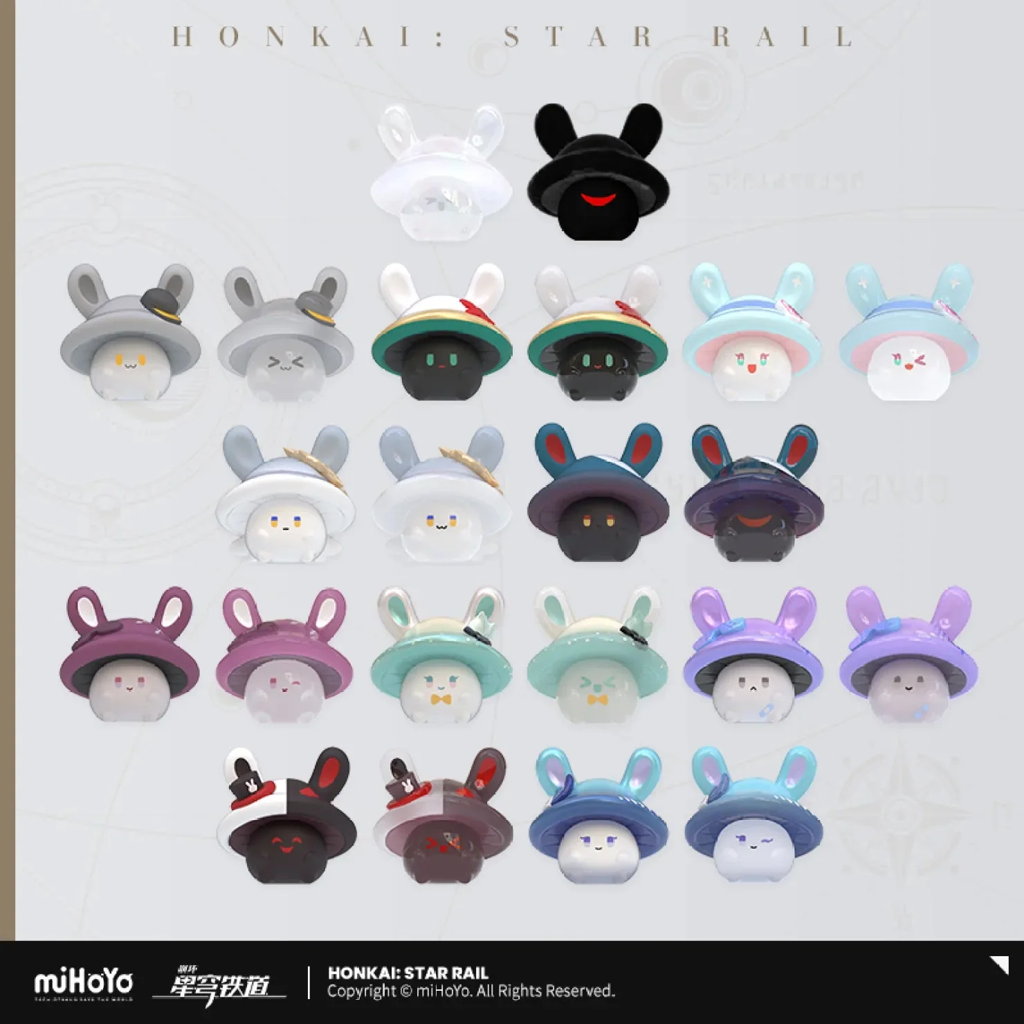 [OFFICIAL] Honkai Star Rail Bunny Mushroom & Mushroom Bunny Series Mini Figure Blind Bag - Image 5