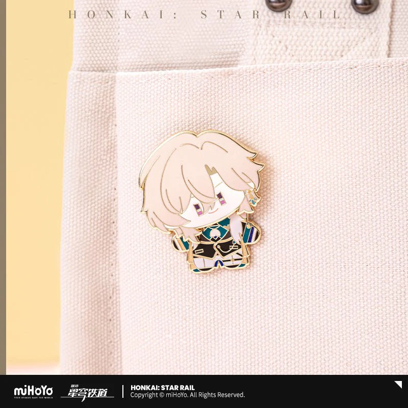 [OFFICIAL] Honkai Star Rail Character Chibi Cute Metal Shake Badge - Image 3