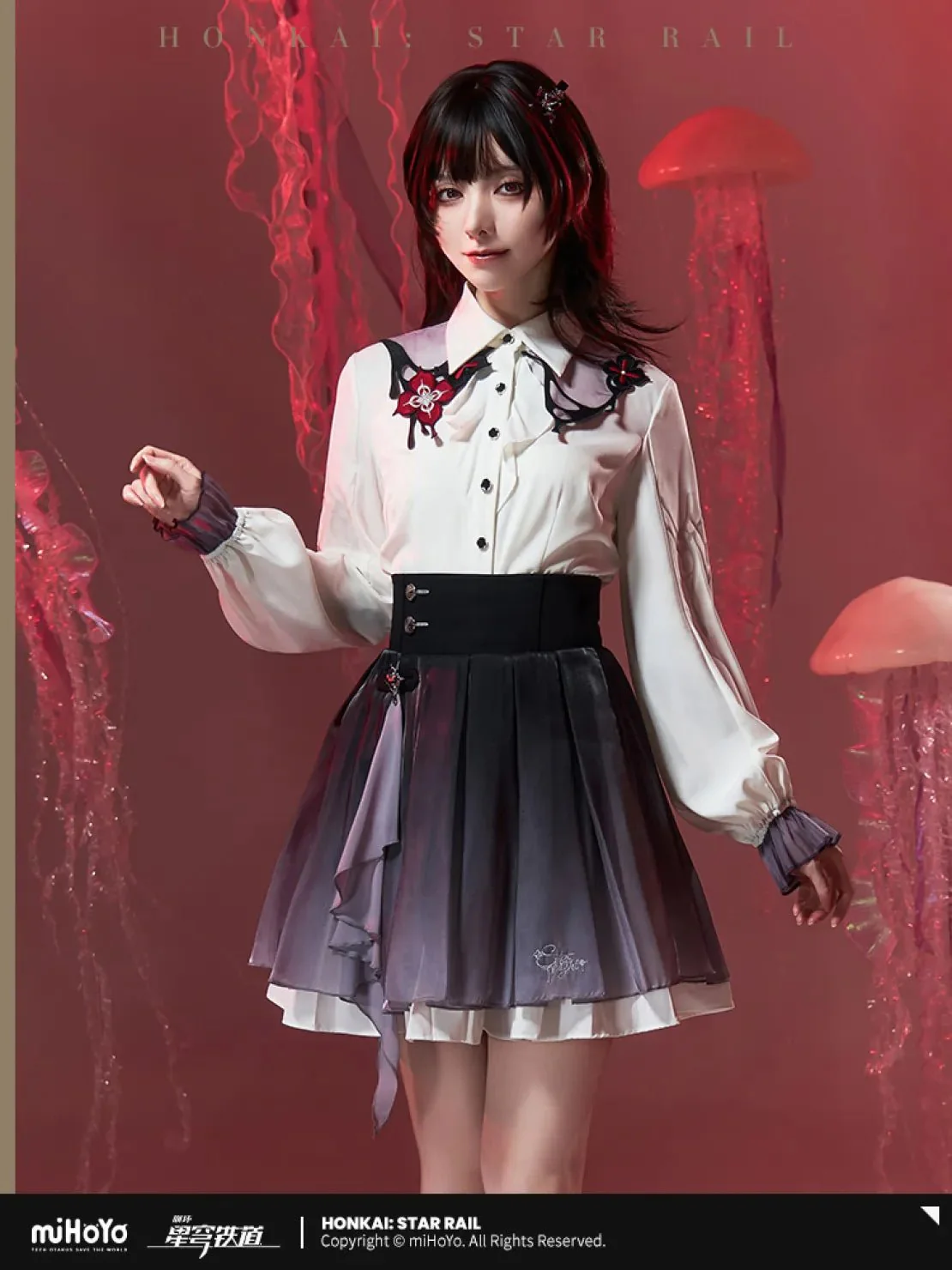 [OFFICIAL] Honkai Star Rail Evernight Impression Series Clothes - Long Sleeve Shirt - Image 3