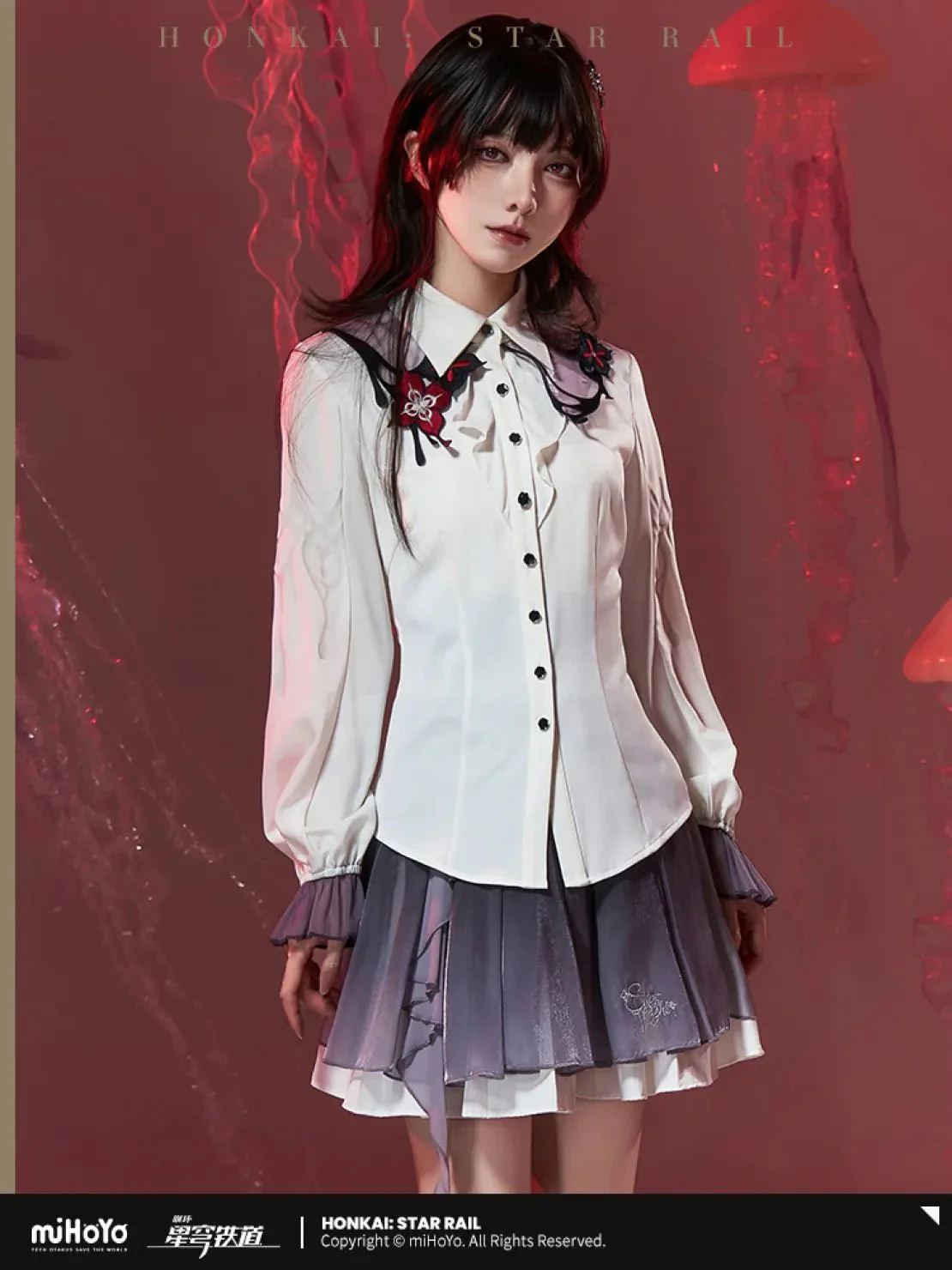 [OFFICIAL] Honkai Star Rail Evernight Impression Series Clothes - Long Sleeve Shirt - Image 5