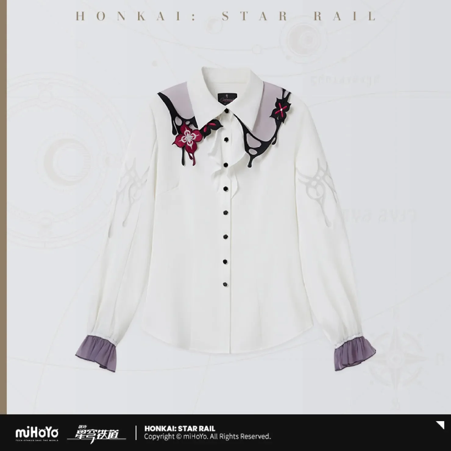 [OFFICIAL] Honkai Star Rail Evernight Impression Series Clothes - Long Sleeve Shirt - Image 6
