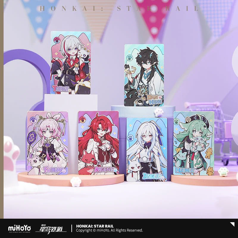 [OFFICIAL] Honkai Star Rail Little Kitten Series Collectable Laser Ticket - Image 2