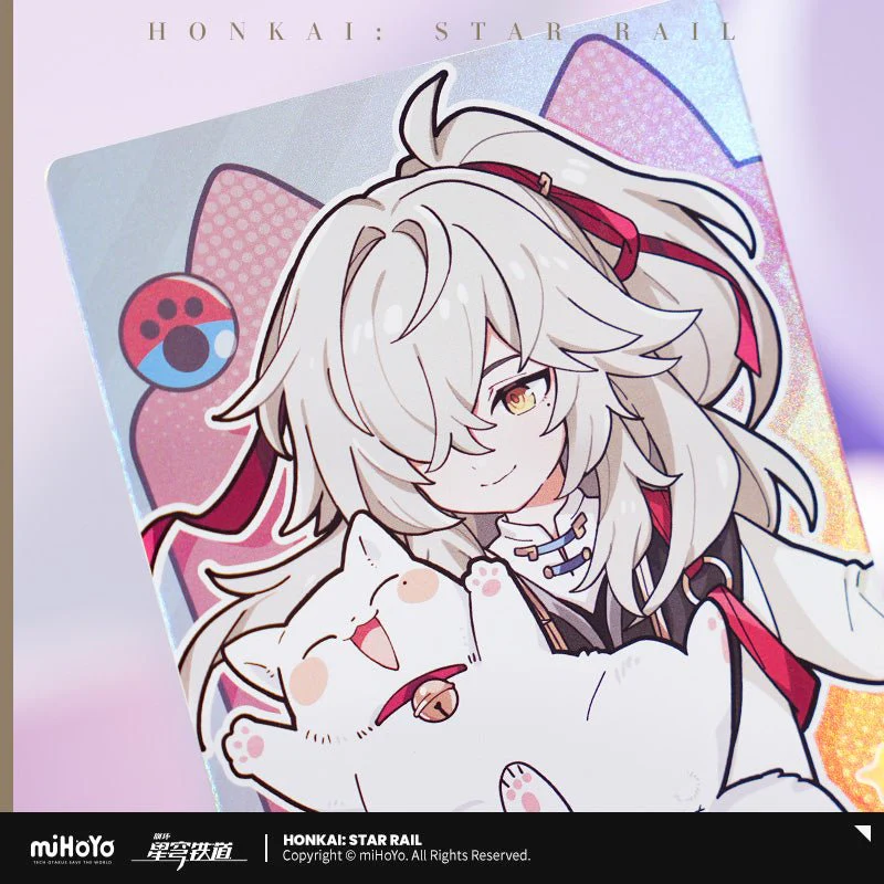 [OFFICIAL] Honkai Star Rail Little Kitten Series Collectable Laser Ticket - Image 6