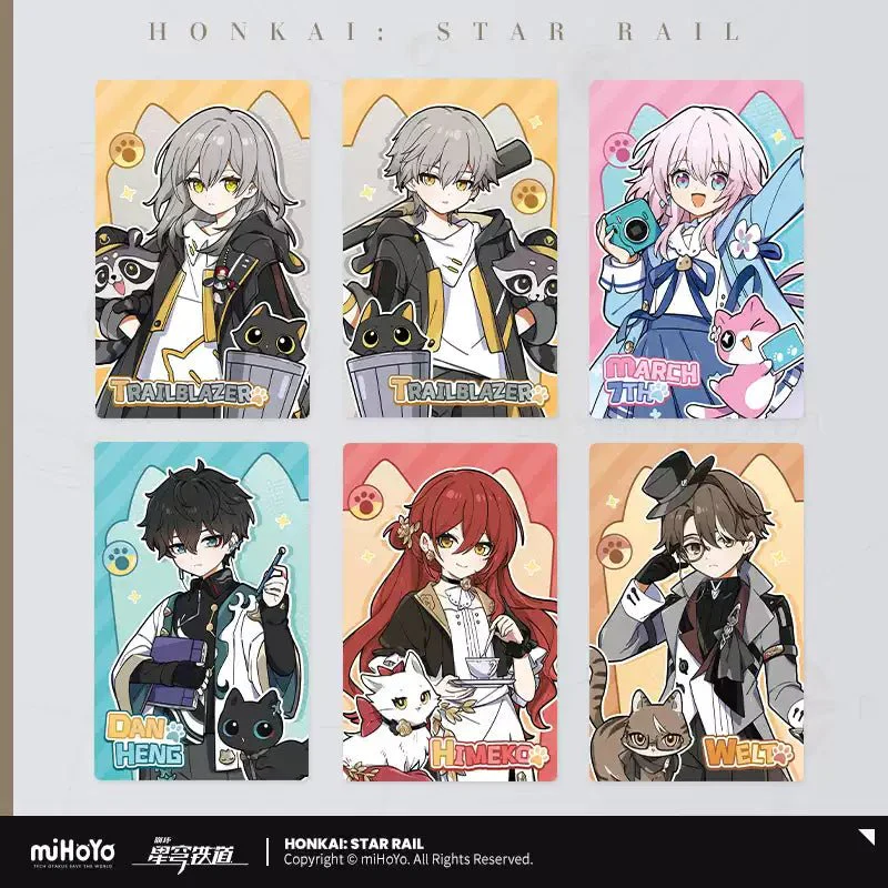 [OFFICIAL] Honkai Star Rail Little Kitten Series Collectable Laser Ticket - Image 8