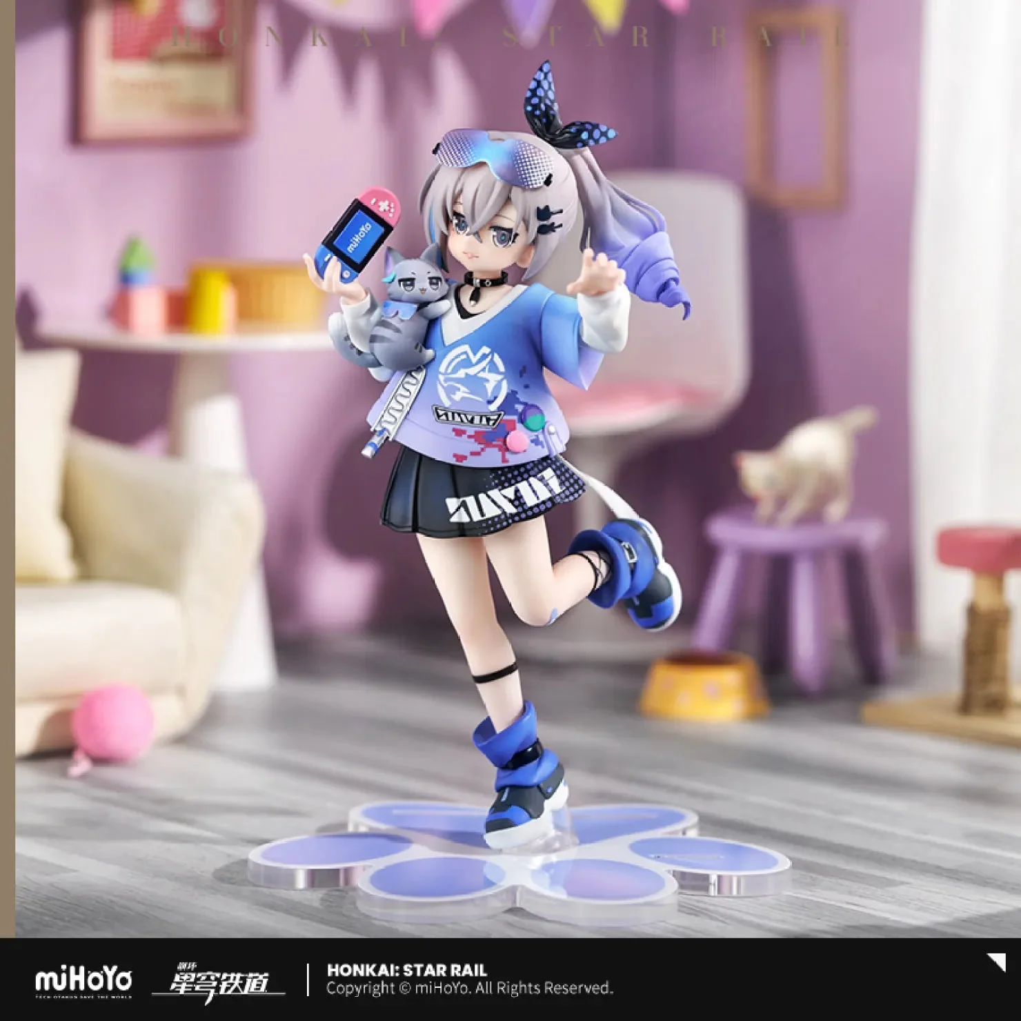 [OFFICIAL] Honkai Star Rail Little Kitten Series Scale Figure - Silver Wolf - Image 2