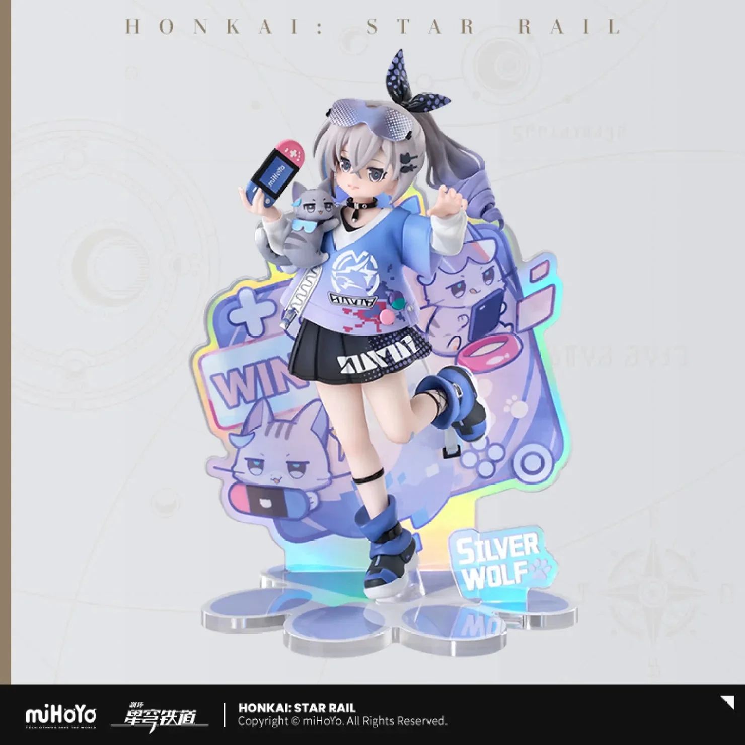 [OFFICIAL] Honkai Star Rail Little Kitten Series Scale Figure - Silver Wolf - Image 6