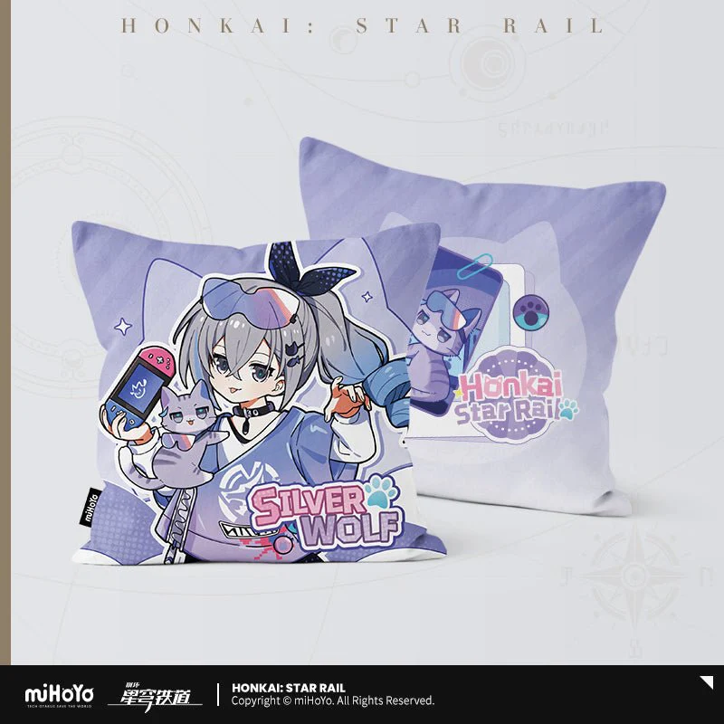 [OFFICIAL] Honkai Star Rail Little Kitten Series Throw Pillow - Image 6