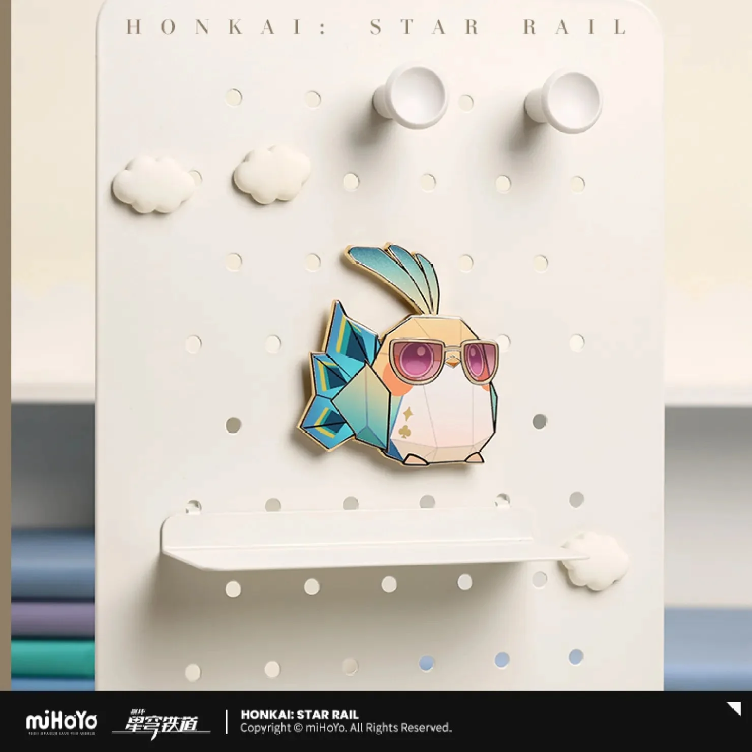 [OFFICIAL] Honkai Star Rail Owlbert's Studio Series Character Origami Birds Metal Badge - Image 2