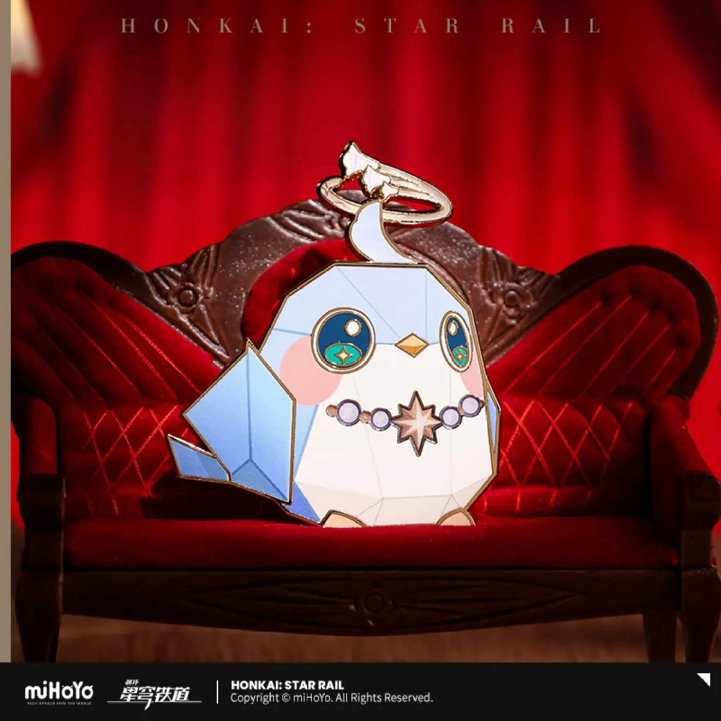 [OFFICIAL] Honkai Star Rail Owlbert's Studio Series Character Origami Birds Metal Badge - Image 3