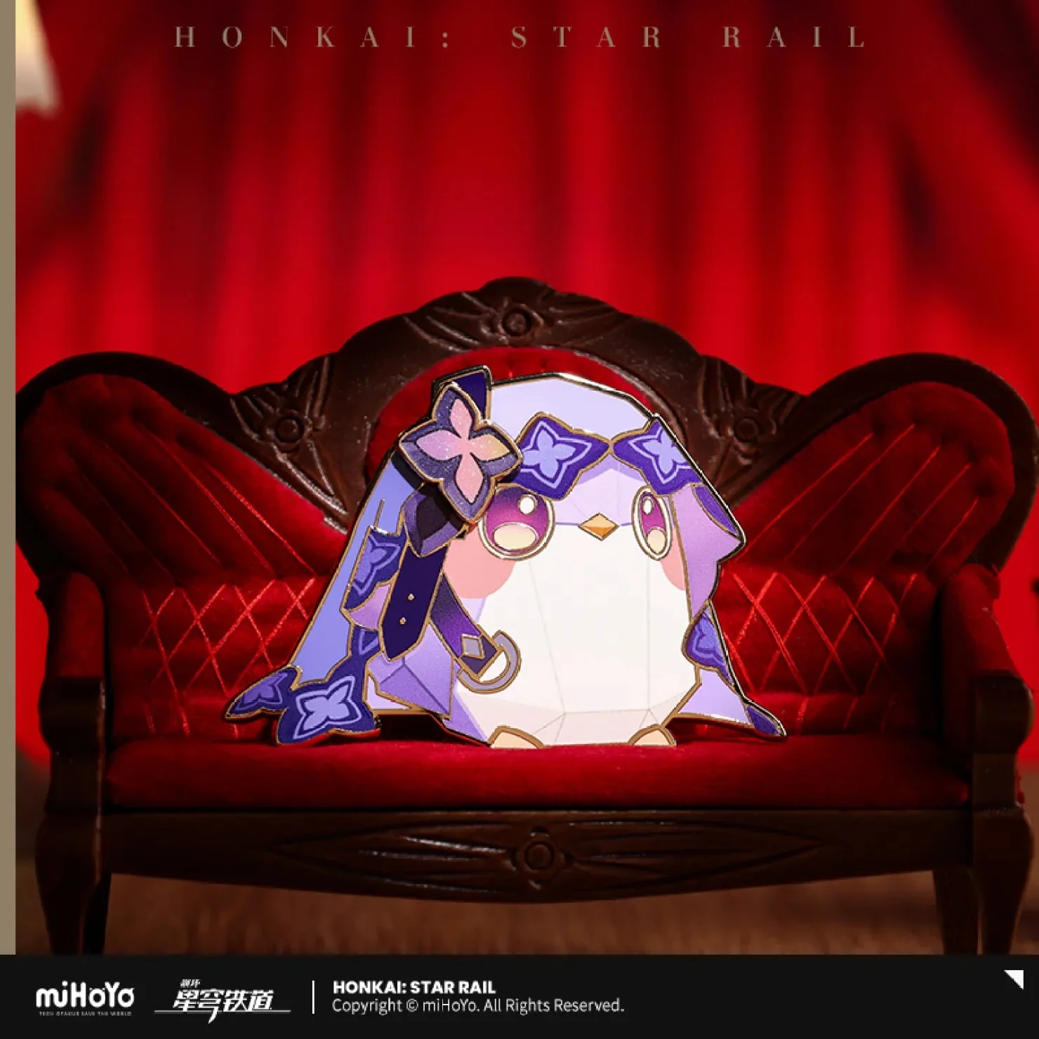 [OFFICIAL] Honkai Star Rail Owlbert's Studio Series Character Origami Birds Metal Badge - Image 5