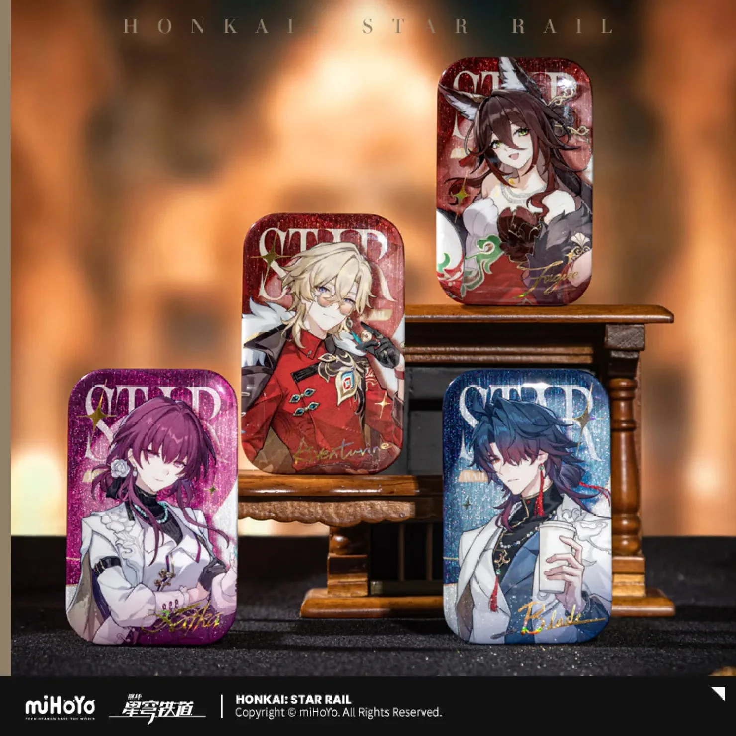 [OFFICIAL] Honkai Star Rail Train Journey Series Merch - Kafka, Blade, Aventurine, Fugue - Image 2
