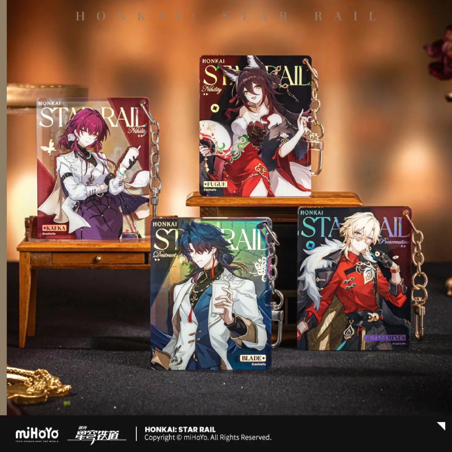 [OFFICIAL] Honkai Star Rail Train Journey Series Merch - Kafka, Blade, Aventurine, Fugue - Image 3