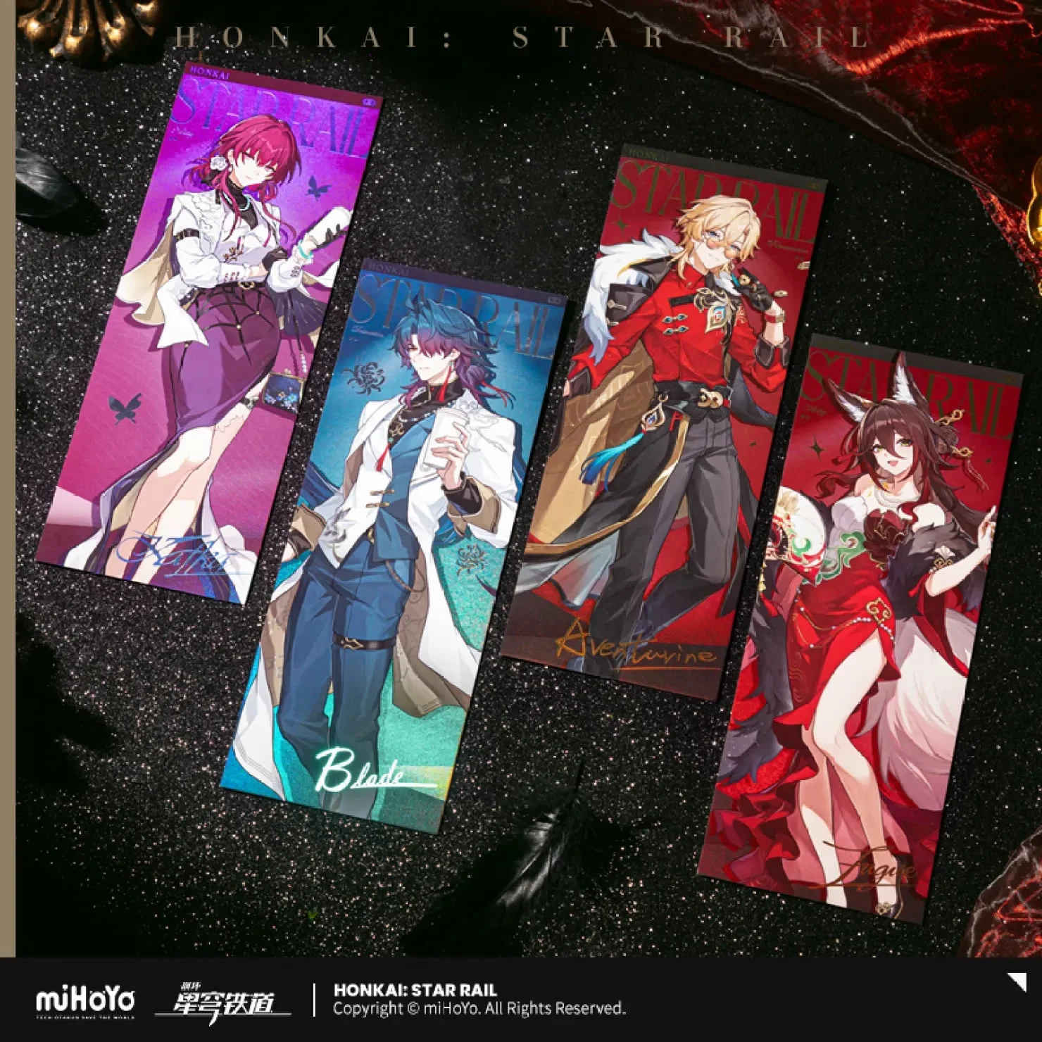 [OFFICIAL] Honkai Star Rail Train Journey Series Merch - Kafka, Blade, Aventurine, Fugue - Image 4