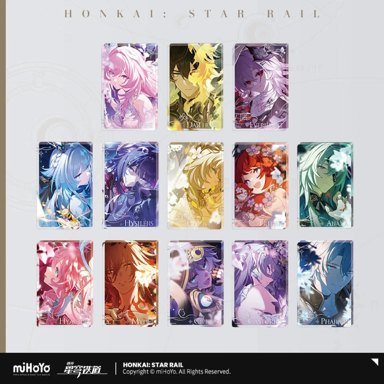 [OFFICIAL] HSR Amphoreus' Saga of Heroes Series Character Acrylic Ornament