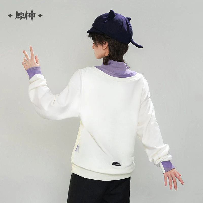 [OFFICIAL] Wanderer Fairytale Cat Series - Patchwork Sweatshirt - Image 3