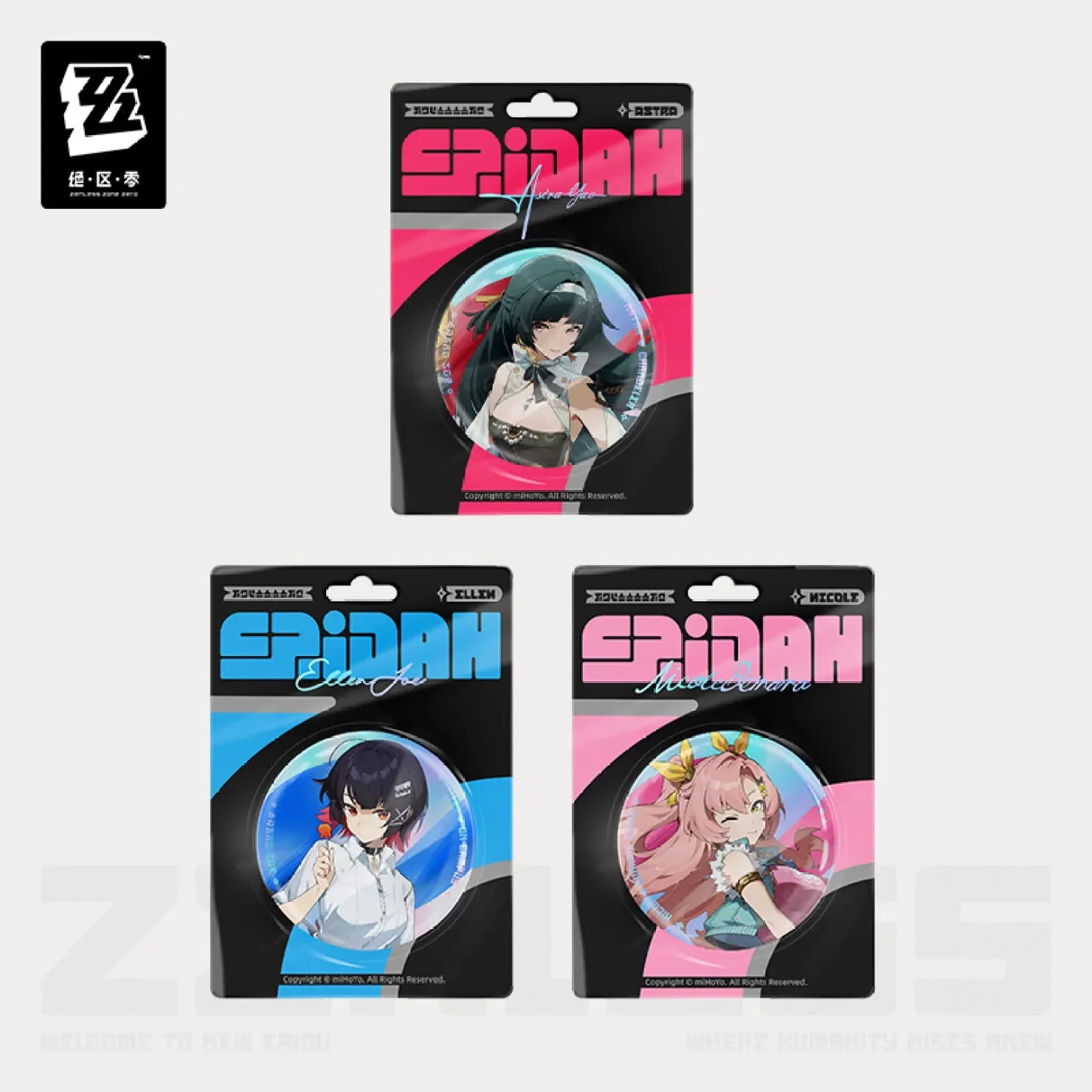 [OFFICIAL] Zenless Zone Zero New Eridu Fashion Series Badge - Image 2