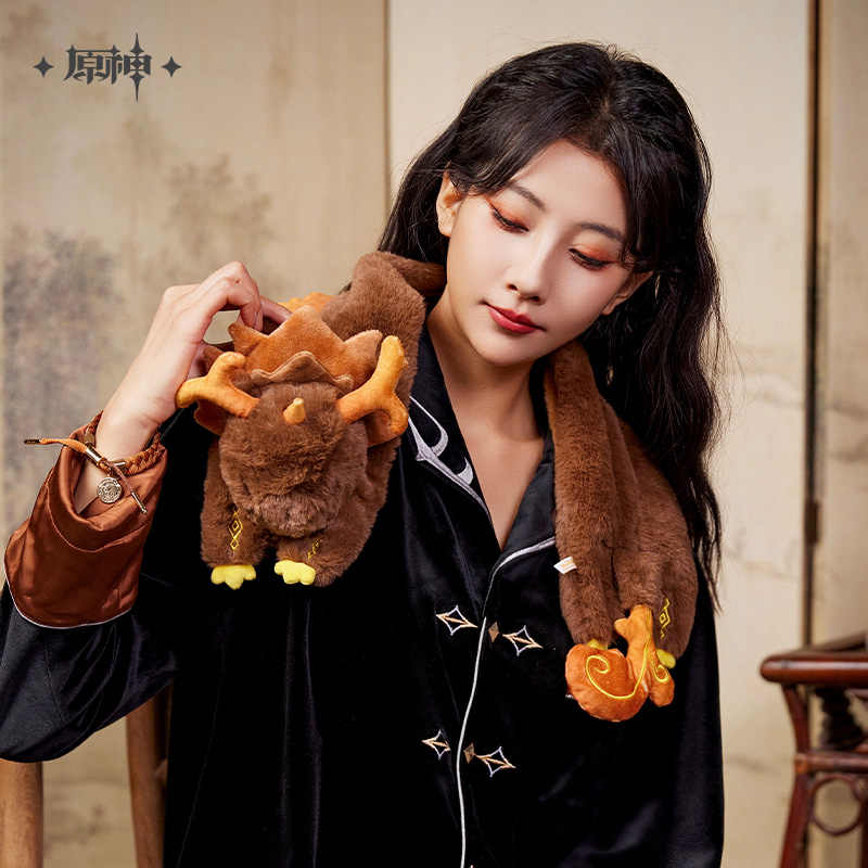 [OFFICIAL] Zhongli Impression Homewear Series Rex Lapis Plush Scarf - Image 2