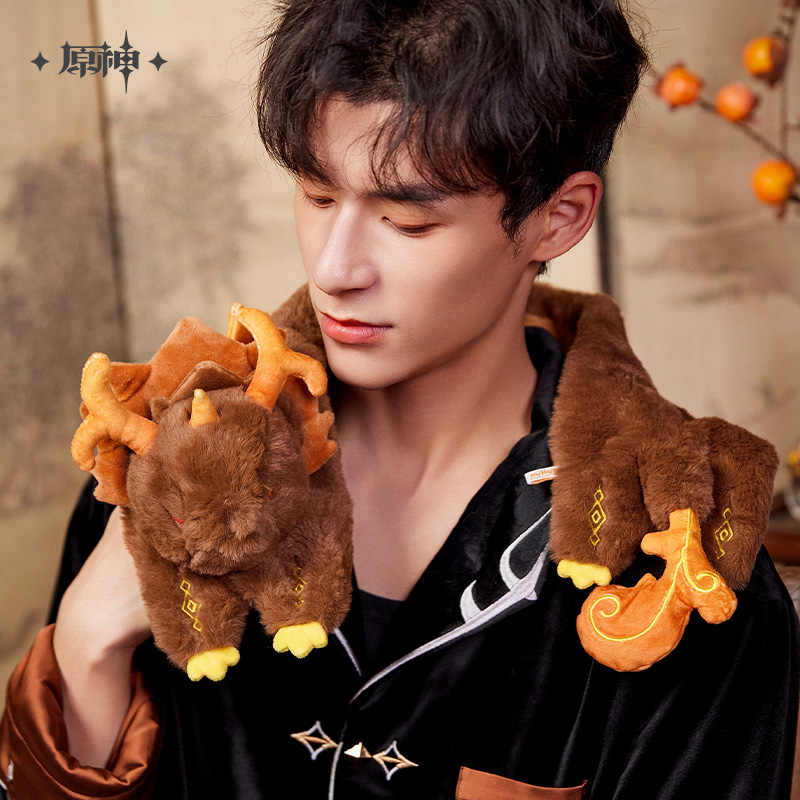 [OFFICIAL] Zhongli Impression Homewear Series Rex Lapis Plush Scarf - Image 4