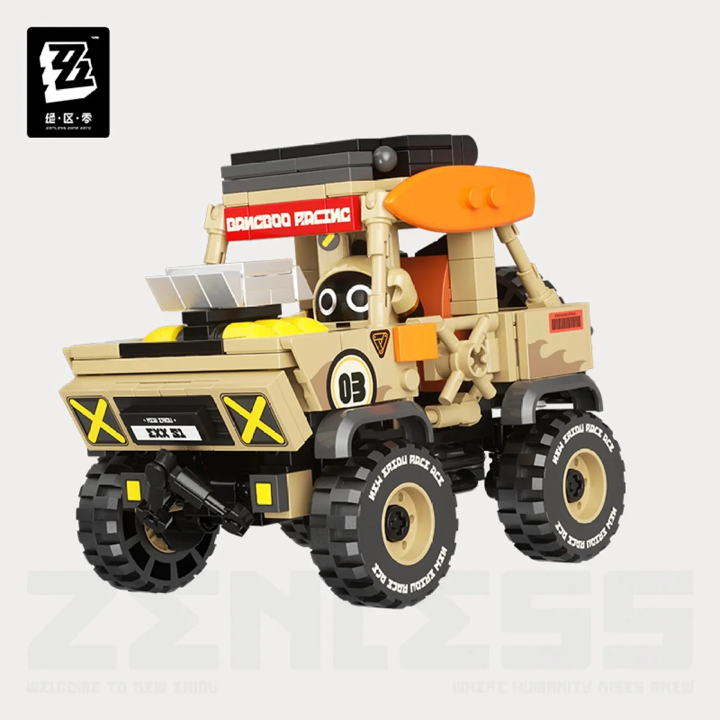 [OFFICIAL] ZZZ Bangboo Racing Series Assemble Building Blocks Racing Car - Image 4