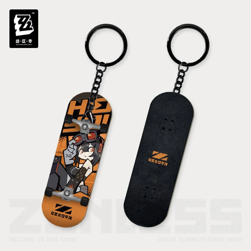 [OFFICIAL] New Eridu Series Chibi Fingertip Skateboard Keychain - Belobog Heavy Industries - Image 3