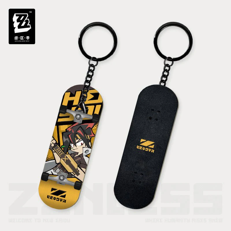 [OFFICIAL] New Eridu Series Chibi Fingertip Skateboard Keychain - Belobog Heavy Industries - Image 4