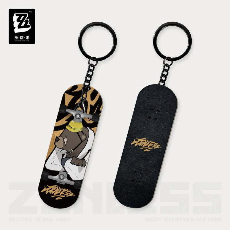 [OFFICIAL] New Eridu Series Chibi Fingertip Skateboard Keychain - Belobog Heavy Industries - Image 5