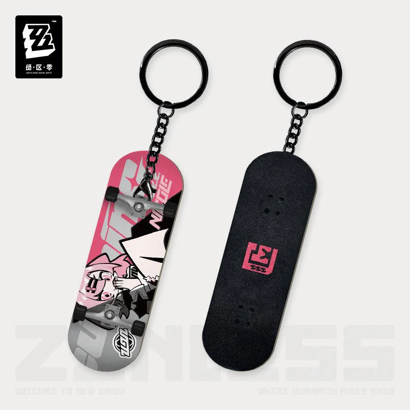 [OFFICIAL] New Eridu Series Chibi Fingertip Skateboard Keychain - Gentle House - Image 3
