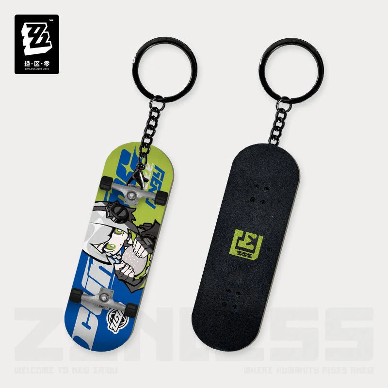 [OFFICIAL] New Eridu Series Chibi Fingertip Skateboard Keychain - Gentle House - Image 4