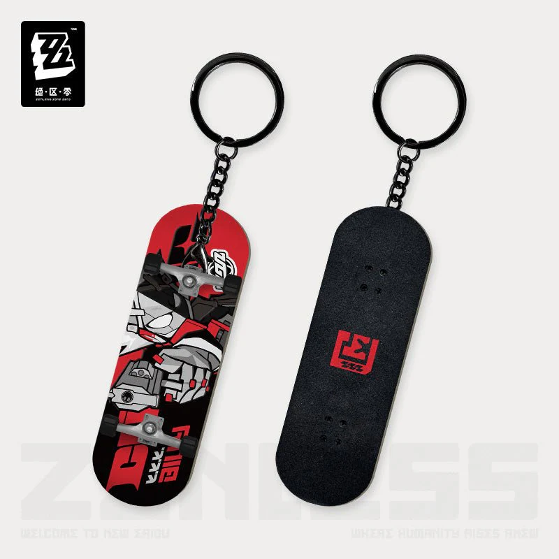 [OFFICIAL] New Eridu Series Chibi Fingertip Skateboard Keychain - Gentle House - Image 5